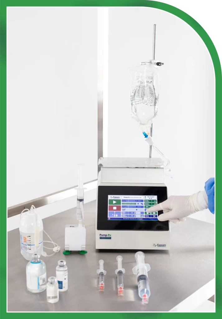 Central IV admixture preparation