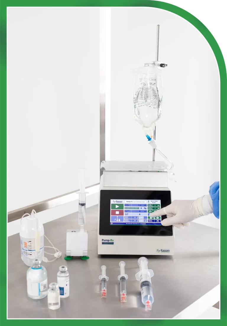 Central IV admixture preparation
